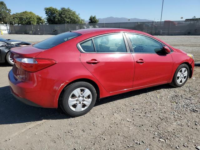 KIA FORTE LX 2016 red sedan 4d gas KNAFK4A60G5613289 photo #4