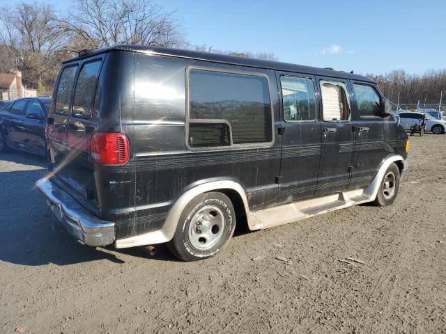 DODGE RAM VAN B1 2001 black cargo va gas 2B6HB11Y61K559578 photo #4