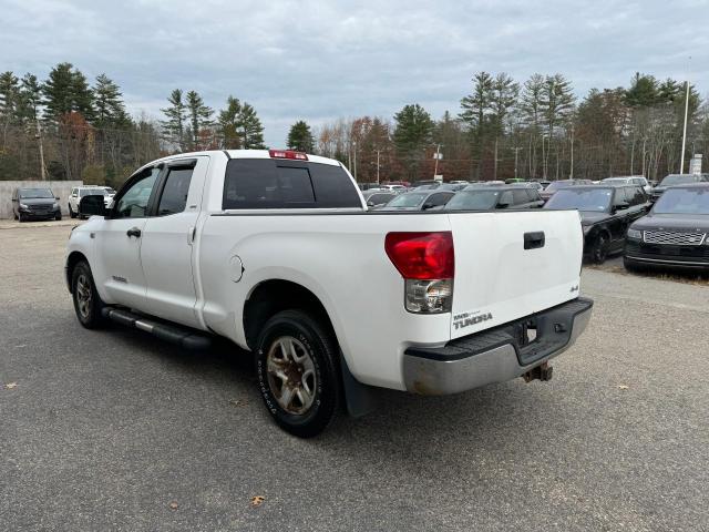 TOYOTA TUNDRA DOU 2008 white crew pic gas 5TBBT54198S458587 photo #4