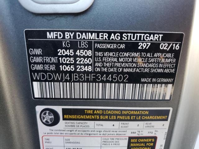 2017 MERCEDES-BENZ C 300 - WDDWJ4JB3HF344502