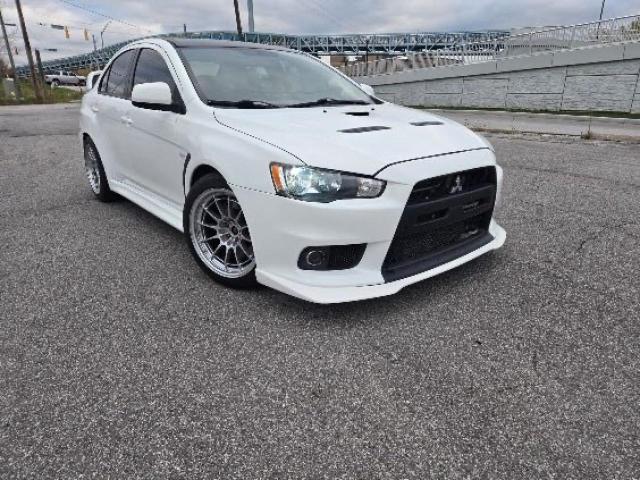 MITSUBISHI LANCER EVO 2010 white sedan 4d gas JA32W8FV3AU021698 photo #1