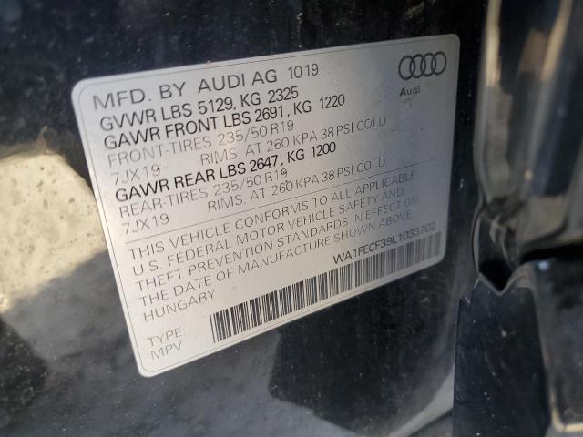 2020 AUDI Q3 PRESTIG WA1FECF39L1033702