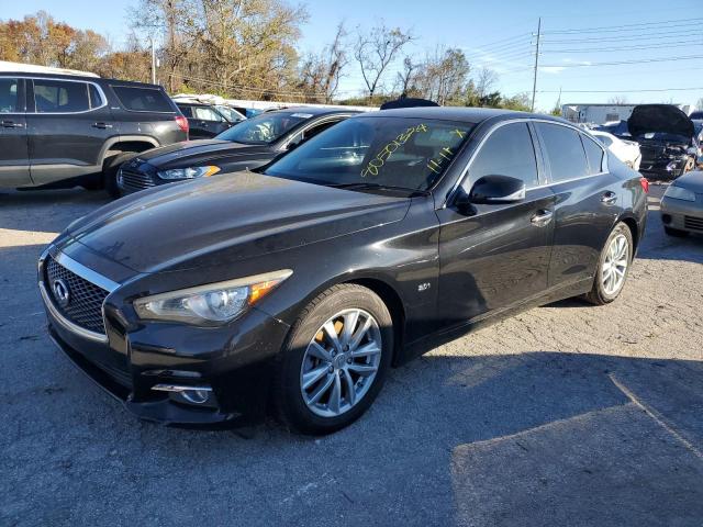 INFINITI Q50 PREMIU 2017 black sedan 4d gas JN1EV7AP7HM731303 photo #1