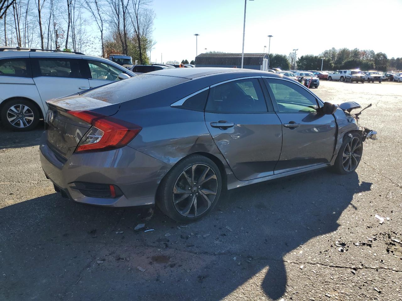 Lot #3041907861 2020 HONDA CIVIC SPOR