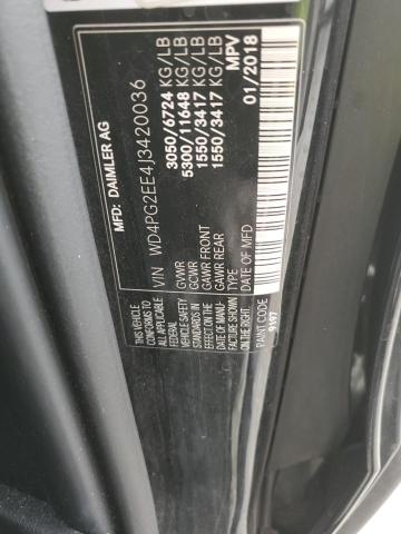 2018 MERCEDES-BENZ METRIS - WD4PG2EE4J3420036