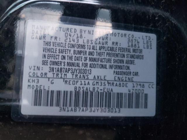 2018 NISSAN SENTRA S - 3N1AB7AP3JY303013