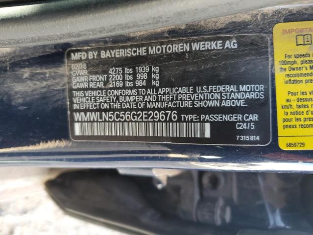 2016 MINI COOPER CLU WMWLN5C56G2E29676