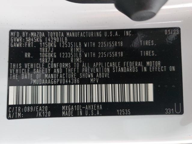 2023 TOYOTA COROLLA CR - 7MUDAAAG6PV044386