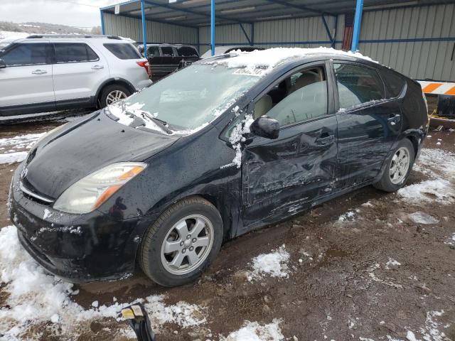 TOYOTA PRIUS 2007 black  hybrid engine JTDKB20U477625732 photo #1