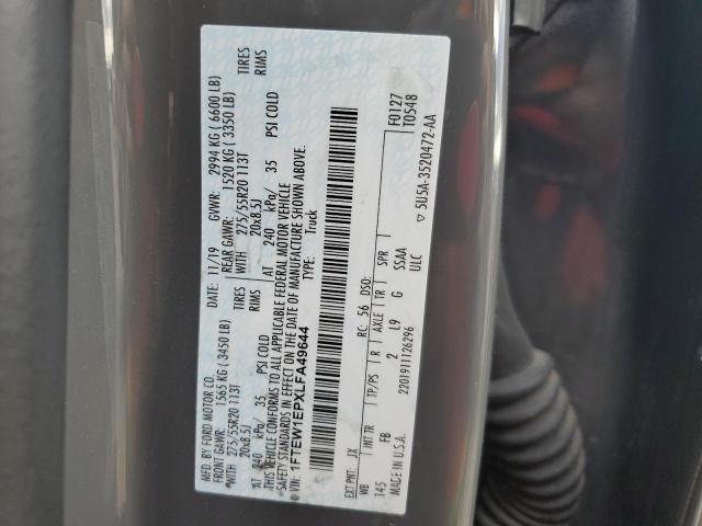 2020 FORD F150 SUPER - 1FTEW1EPXLFA49644