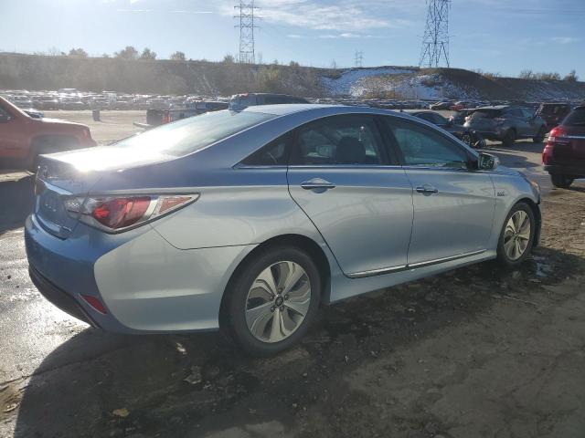 HYUNDAI SONATA HYB 2013 blue  hybrid engine KMHEC4A44DA090402 photo #4