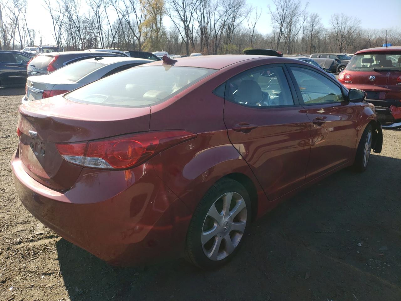 Lot #3023330247 2012 HYUNDAI ELANTRA GL