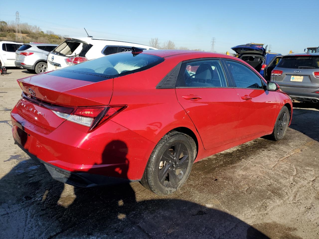 Lot #2982244087 2021 HYUNDAI ELANTRA SE