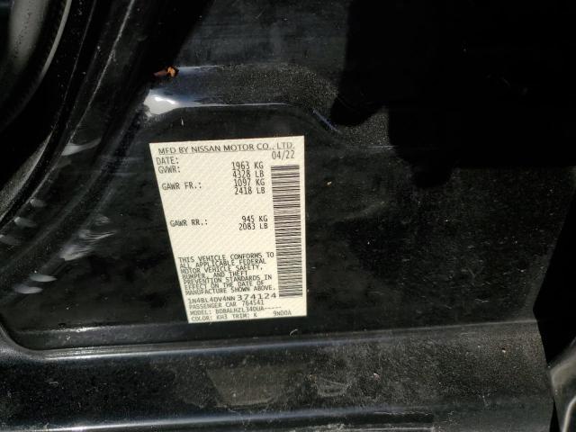 VIN 1N4BL4DV4NN374124 2022 Nissan Altima, SV no.12