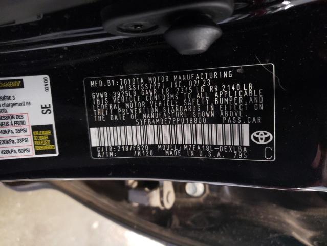 2023 TOYOTA COROLLA LE - 5YFB4MDE7PP018800