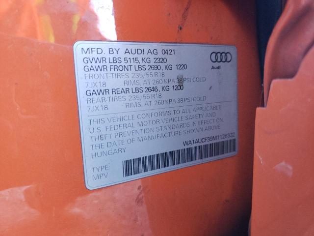 VIN WA1AUCF39M1126332 2021 AUDI Q3 no.13