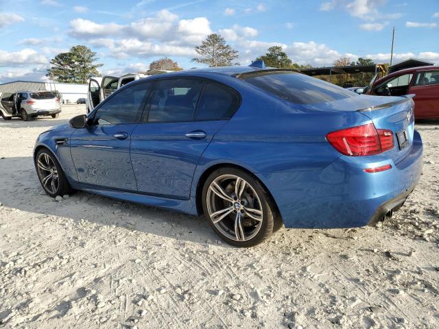 BMW M5 2013 blue  gas WBSFV9C50DC774107 photo #3