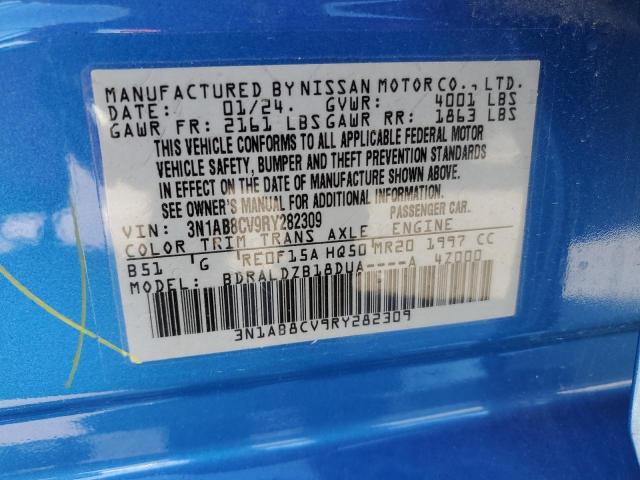 2024 NISSAN SENTRA SV - 3N1AB8CV9RY282309