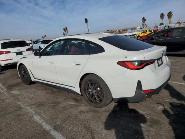 BMW I4 EDRIVE 2024 white  electric WBY43AW05RFT16248 photo #3