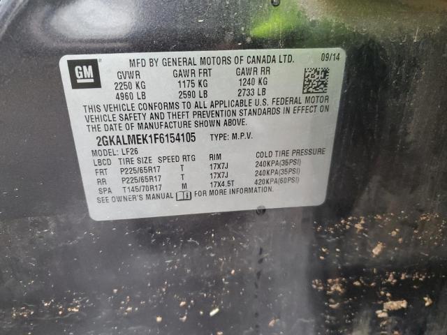2015 GMC TERRAIN SL - 2GKALMEK1F6154105