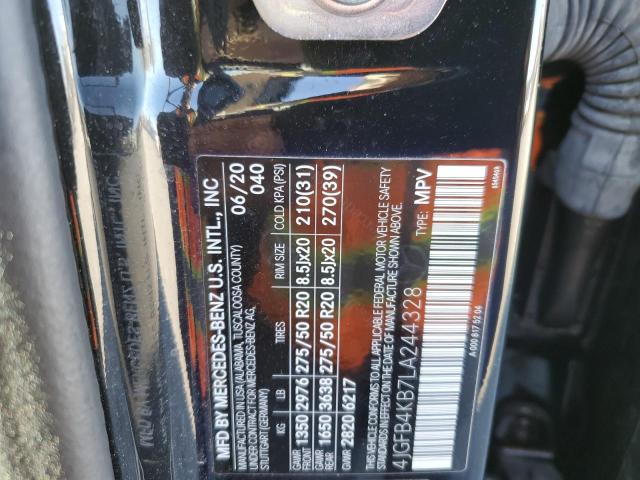 2020 MERCEDES-BENZ GLE 350 4M - 4JGFB4KB7LA244328