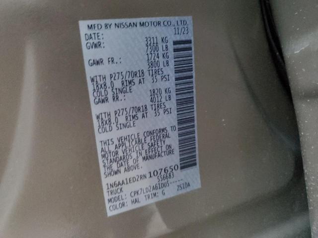 2024 NISSAN TITAN PRO- 1N6AA1ED2RN107650