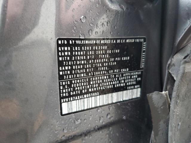 2020 VOLKSWAGEN TIGUAN S - 3VV1B7AX4LM053693