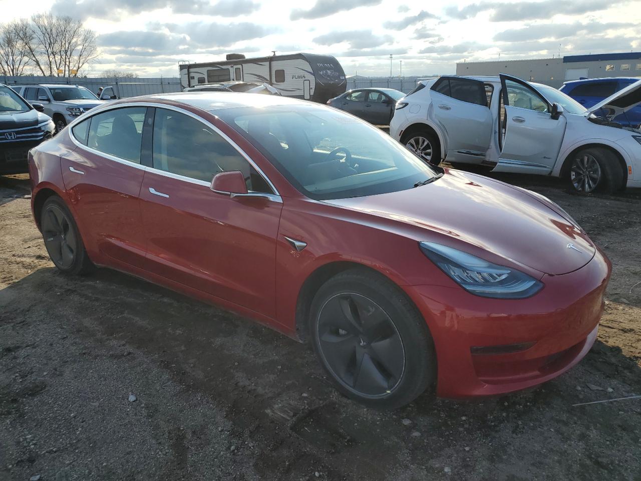 Lot #2969770288 2020 TESLA MODEL 3