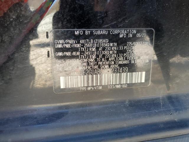 2024 SUBARU CROSSTREK - JF2GUABC9RH237439