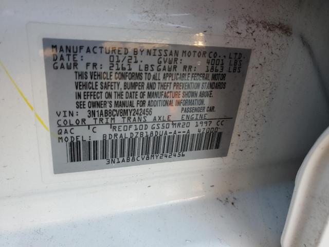 2021 NISSAN SENTRA SV - 3N1AB8CV8MY242456