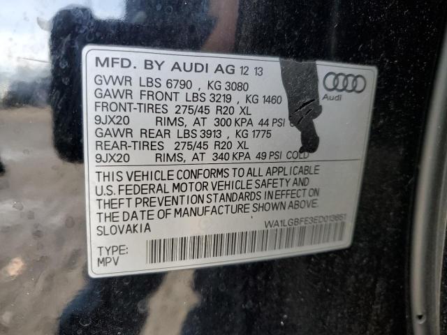 VIN WA1LGBFE3ED013651 2014 AUDI Q7 no.13