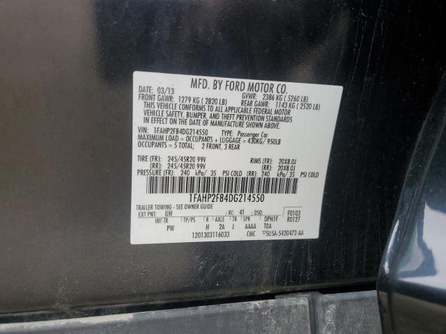 VIN 1FAHP2F84DG214550 2013 FORD TAURUS no.13