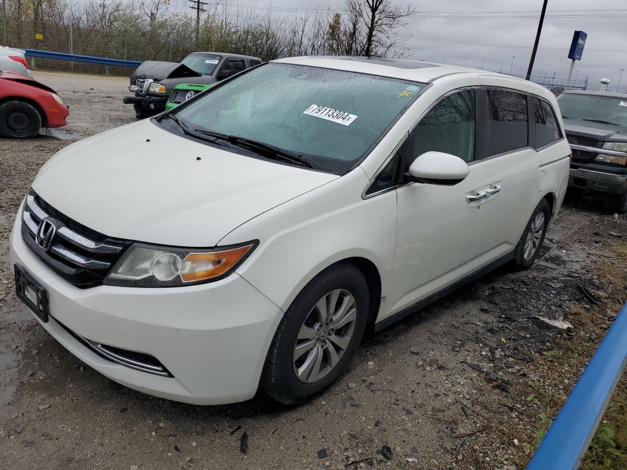 Lot #2960106145 2015 HONDA ODYSSEY EX