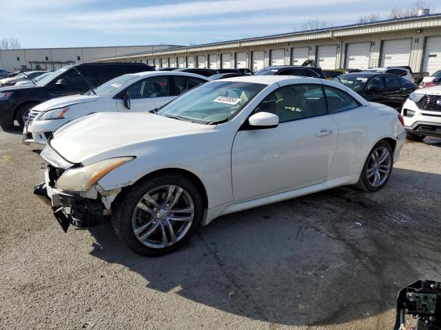 INFINITI G37 BASE 2010 white converti gas JN1CV6FEXAM350897 photo #1