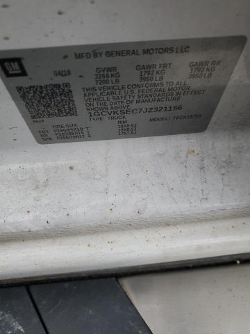 2018 CHEVROLET SILVERADO 1GCVKSEC7JZ321156