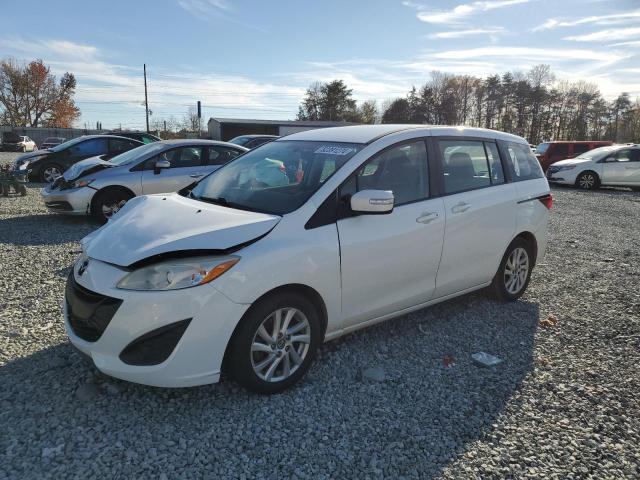 MAZDA 5 SPORT 2014 white station gas JM1CW2BLXE0173367 photo #1