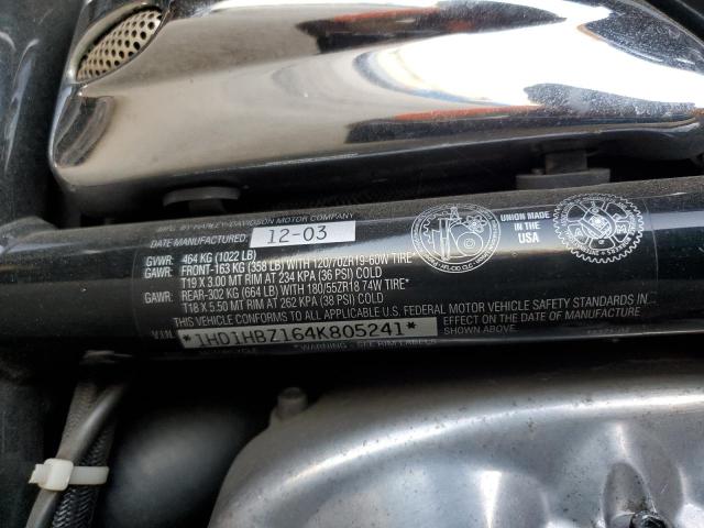 2004 HARLEY-DAVIDSON VRSCB 1HD1HBZ164K805241