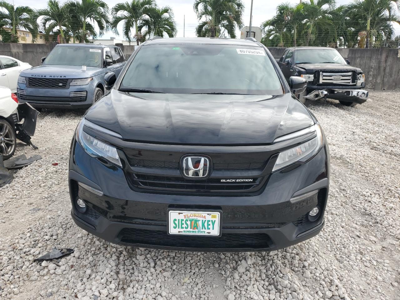 Lot #2974128368 2021 HONDA PILOT BLAC