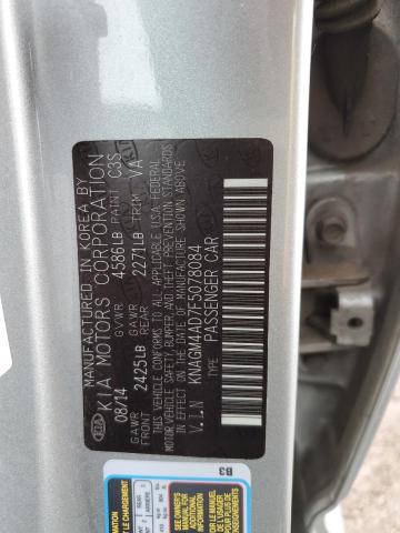 VIN KNAGM4AD7F5078084 2015 KIA OPTIMA no.13