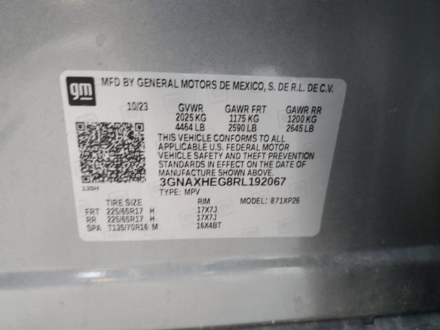 2024 CHEVROLET EQUINOX LS - 3GNAXHEG8RL192067