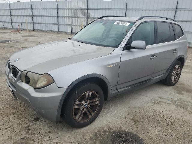 BMW X3 3.0I 2006 silver 4dr spor gas WBXPA93426WD32886 photo #1