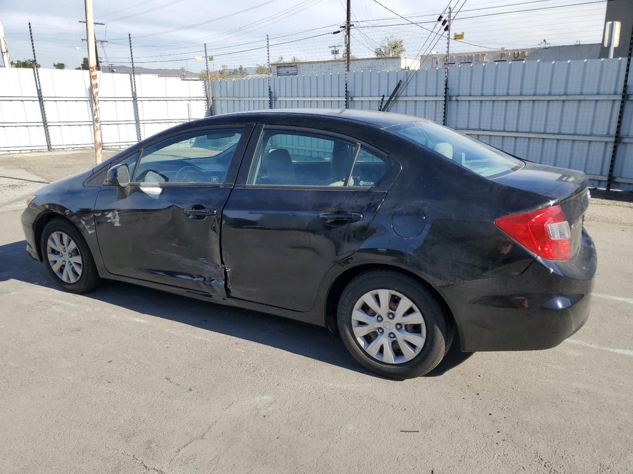 Lot #2986609311 2012 HONDA CIVIC LX