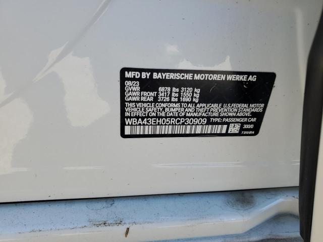 2024 BMW 750 XE WBA43EH05RCP30909