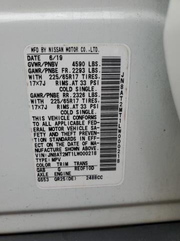 VIN JN8AT2MT1LW000218 2020 NISSAN ROGUE no.12