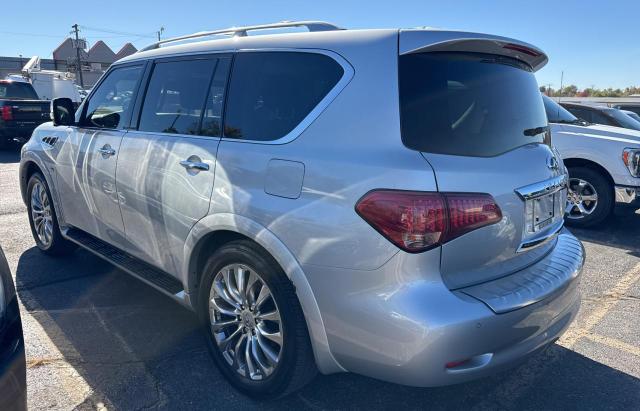 INFINITI QX80 BASE 2017 silver  gas JN8AZ2NF0H9640465 photo #4