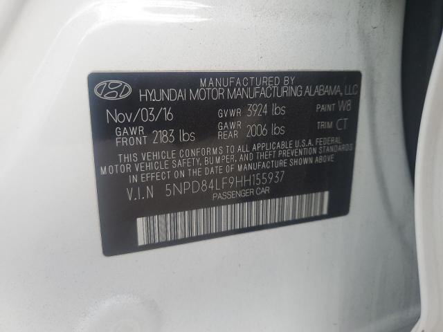 2017 HYUNDAI ELANTRA SE - 5NPD84LF9HH155937