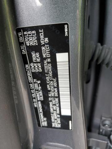 2017 VOLVO S60 DYNAMI YV140MTL3H2428914