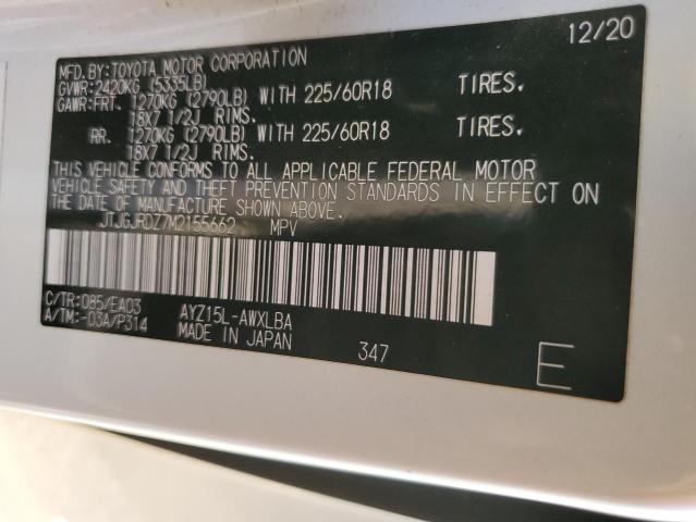 2021 LEXUS NX 300H BA JTJGJRDZ7M2155662