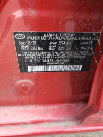 2020 HYUNDAI ELANTRA SE - 5NPD84LF3LH629888