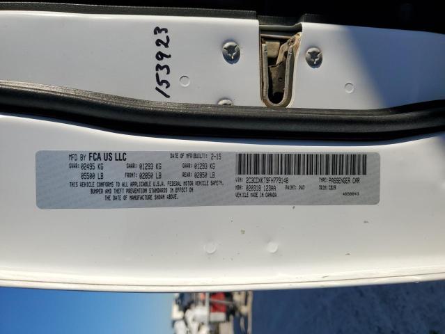 2015 DODGE CHARGER PO - 2C3CDXKT9FH779148
